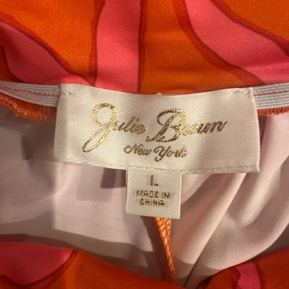Julie Brown halter open back jumpsuit‎ size large NWOT
